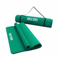 Yogamat Deluxe 190 x 60 x 1,5 cm Groen - thumbnail