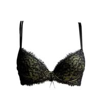 AMBRA Lingerie Brigitte Push up BH donker groen 0258 - thumbnail