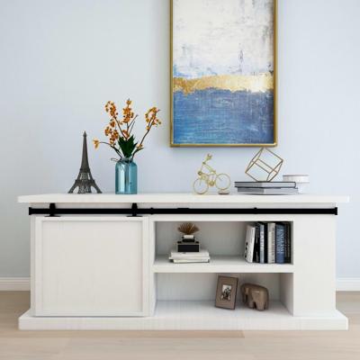 VidaXL Ophangset voor minischuifdeur 200 cm koolstofstaal