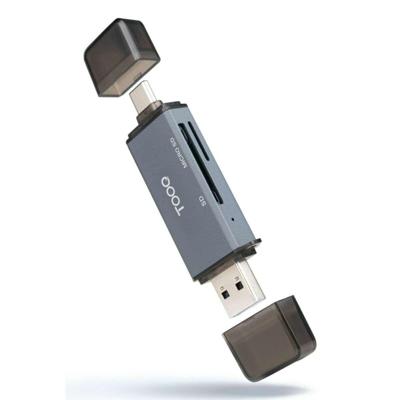 Kaartlezer TooQ TQR-3001G Zwart Grijs Kaartlezer TooQ TQR-3001G Zwart Grijs