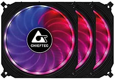 Chieftec CF-3012-RGB PC-ventilator Zwart