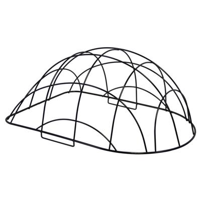 Qtcycletech Qt cycle tech hondenmand koepel staal zwart 40x31x18 cm 2007380