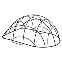 Qtcycletech Qt cycle tech hondenmand koepel staal zwart 40x31x18 cm 2007380 - thumbnail