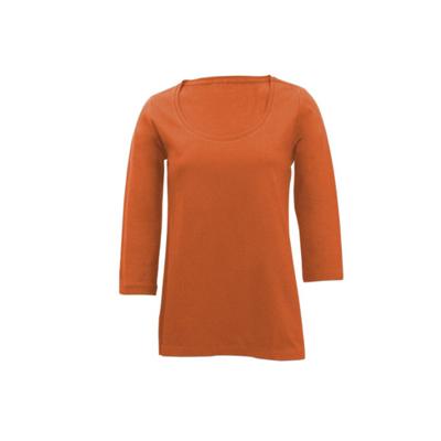 Shirt met ronde hals voor HAAR, terracotta 42