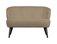 WOOOD Bankje 'Sara' Teddy, kleur Sand - thumbnail