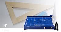 Nedis Papiersnijmachine | 297 x 420 mm | Blauw / Zwart | 1 stuks - PACU110A3 PACU110A3 - thumbnail