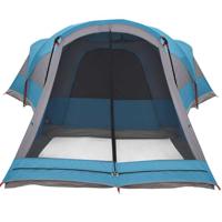 Tunneltent voor gezin 8-persoons waterdicht blauw - thumbnail
