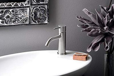 Wastafelmengkraan Sapho Minimal 1-hendel Gebogen 15.8 cm RVS Sapho
