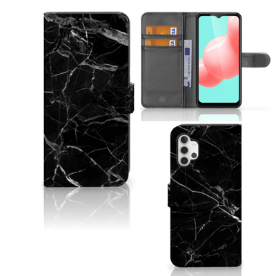 Samsung Galaxy A32 5G | Bookcase | Marmer Zwart - Origineel Cadeau Vader Samsung Galaxy A32 5G | Bookcase | Marmer Zwart - Origineel Cadeau Vader