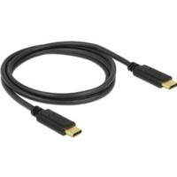 DeLOCK 83323 USB-kabel 1 m USB 2.0 USB C Zwart - thumbnail