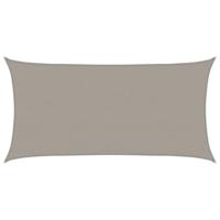 VidaXL Zonnezeil 160 g/m² rechthoekig 3x6 m hdpe lichtgrijs - thumbnail