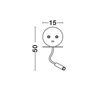 Lyora BedlampjeEclip zwart met usb - 9173282 - thumbnail