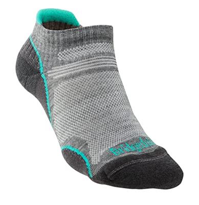 Bridgedale Ultra Light T2 Merino Performance Low Dames Wandelsok Mid Grey/Surf S
