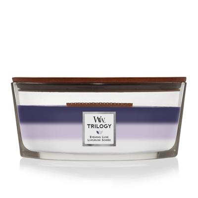 WoodWick trilogy evening luxe ellipse candle