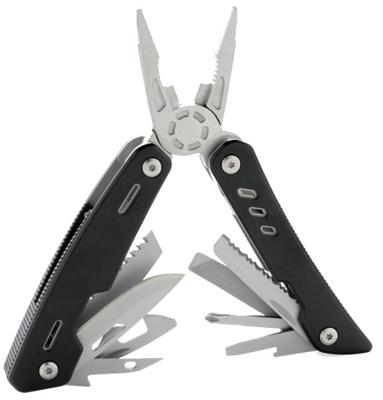 XD Collection multitool Solid 10,6 cm aluminium zwart XD Collection multitool Solid 10,6 cm aluminium zwart