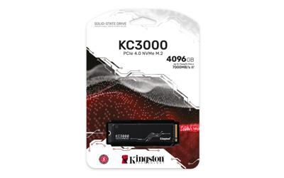 Kingston KC3000 4 TB M.2 SSD harde schijf PCIe NVMe 4.0 x4 SKC3000D/4096G