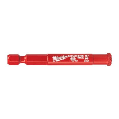 Milwaukee Accessoires Milwaukee tegelboor | diamond max™ | 1/4" nat/droog | 8 mm 1/4" hex - 4932498343