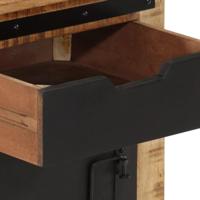 Nachtkastje 45x40x45 cm massief mangohout - thumbnail