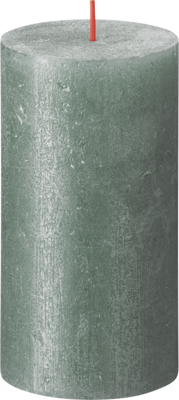 Bolsius shimmer rustiekkaars 130/68 oxid blue