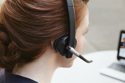 Logitech H820e wireless mono-headset zwart