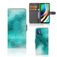 Hoesje Motorola Moto G9 Plus Painting Blue - thumbnail
