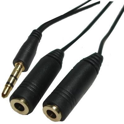 3.5mm plug Audio splitter kabel verdeler