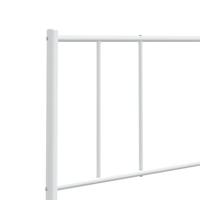 Hoofdbord metaal wit 160 cm - thumbnail