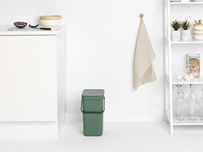 Brabantia Sort & Go Afvalemmer 16 Liter Grijs - thumbnail