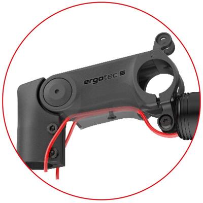 Stuurpen ahead Ergotec 50 XL SI ø28.6mm vork / 90mm / ø31.8mm - zwart Stuurpen ahead Ergotec 50 XL SI ø28.6mm vork / 90mm / ø31.8mm - zwart