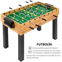 Multi-spel tafel 12 in 1 124 x 61 x 81 cm - thumbnail