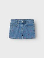 Name it zomer jeans short meisjes - medium blauw denim - Nkfbella - thumbnail