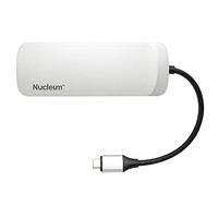Kingston Nucleum C-HUBC1-SR-EN USB C Hub Type-C Adapter (met USB 3.0 interfaces, Type-C (Power delivery) voor het opladen van andere Type-C apparaten, USB voor gegevensoverdracht), Única - thumbnail