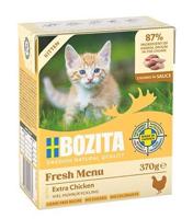 Bozita Kitten kip stukjes in saus natvoer kat 6 x 370 g - thumbnail