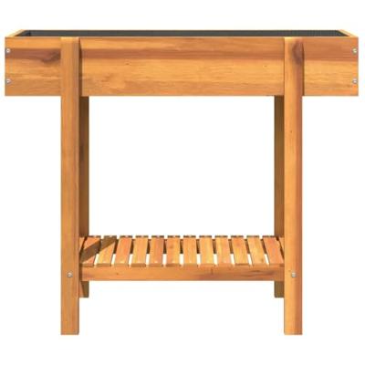 VidaXL Plantenbak verhoogd 90x30x75 cm massief acaciahout