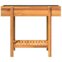 VidaXL Plantenbak verhoogd 90x30x75 cm massief acaciahout - thumbnail