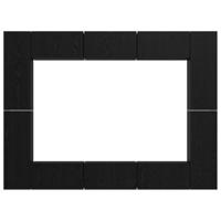 Tv-meubelset 10 pcs Zwart eiken Medium 30.5 x 30 x 90 cm - thumbnail
