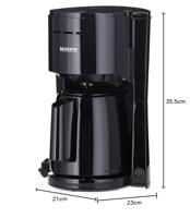 Severin KA9306 Koffiezetapparaat Zwart - thumbnail