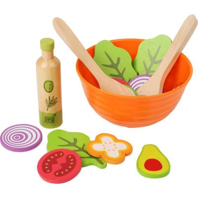 Small Foot houten speeleten salade speelset, 15dlg,