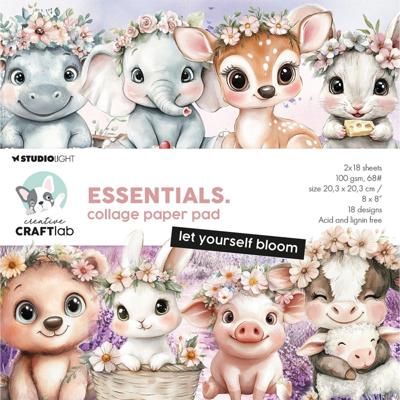 Creative Craftlab • essentials collage paper pad let yourself bloom