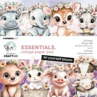 Creative Craftlab • essentials collage paper pad let yourself bloom - thumbnail