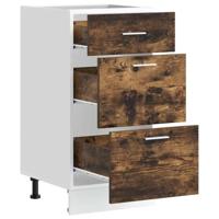 Onderkast Lyon 40x46x81,5 cm bewerkt hout gerookt eikenkleurig - thumbnail