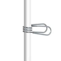 Gallagher Verstelbaar RVS veertje voor glasfiberpaal 10mm (25) - 018300 018300 - thumbnail
