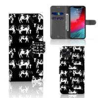 Apple iPhone 11 Pro Max | Telefoonhoesje | Met pasjeshouder | Koetjes - thumbnail