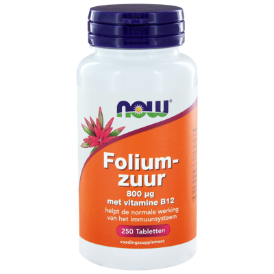 NOW Foliumzuur 800 ?g Tabletten