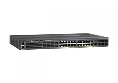Catalyst 2960X-24PD-L - Switch - Beheerd - 24 x 101001000 (PoE+) + 2 x 10 Gigabit SFP+ - desktop, rack-uitvoering - PoE+ (370 W) Catalyst 2960X-24PD-L - Switch - Beheerd - 24 x 101001000 (PoE+) + 2 x 10 Gigabit SFP+ - desktop, rack-uitvoering - PoE+ (370 W)