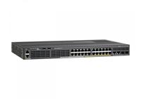 Catalyst 2960X-24PD-L - Switch - Beheerd - 24 x 101001000 (PoE+) + 2 x 10 Gigabit SFP+ - desktop, rack-uitvoering - PoE+ (370 W) - thumbnail