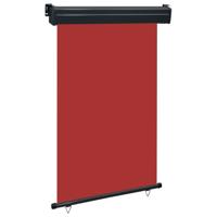 VidaXL Balkonscherm 125x250 cm rood - thumbnail