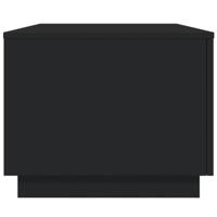 Salontafel met LED-verlichting 90x50x40 cm zwart - thumbnail