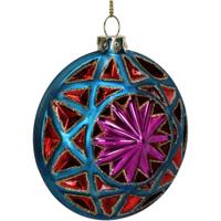 Ornament Carving Schijf Glas Multi 8.9cm HD Collection - Hd collection - thumbnail