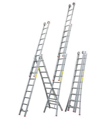 Little Jumbo Reformladder SuperPRO uitgebogen bomen blank - 3x9 sporten - 1250500309